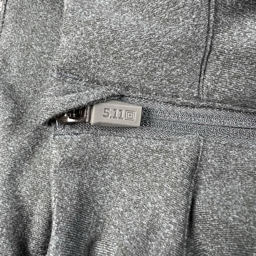 511 TACTILE 1/4 ZIP Jacket Women's Size M Gray Kangaroo Pockets Chin Guard Thumb - Picture 8 of 14